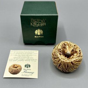 Harmony Kingdom Roly Polys Benny TJRPHE Box Hedgehog 2000 UK Adam Binder Retired